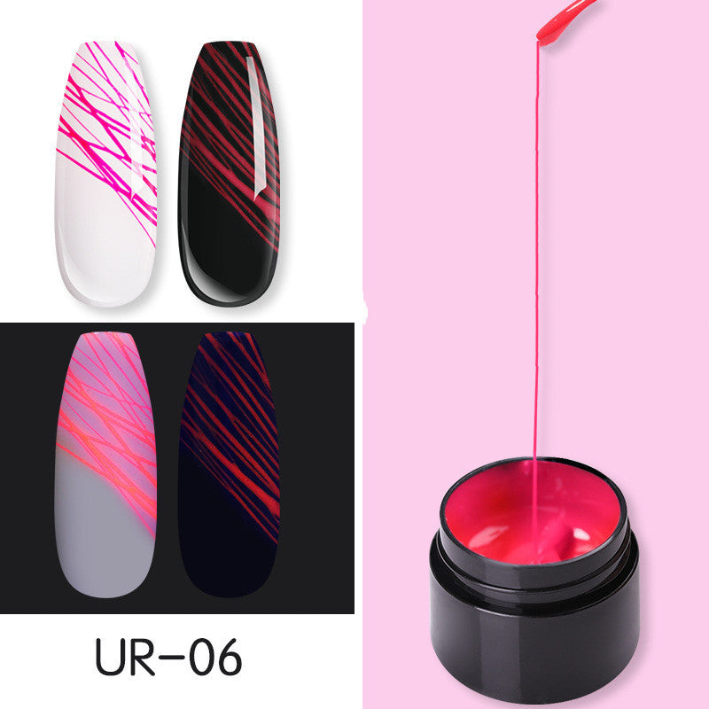 Spider Nail Gel - Luminous UV Nail Art Polish for Creative Designs