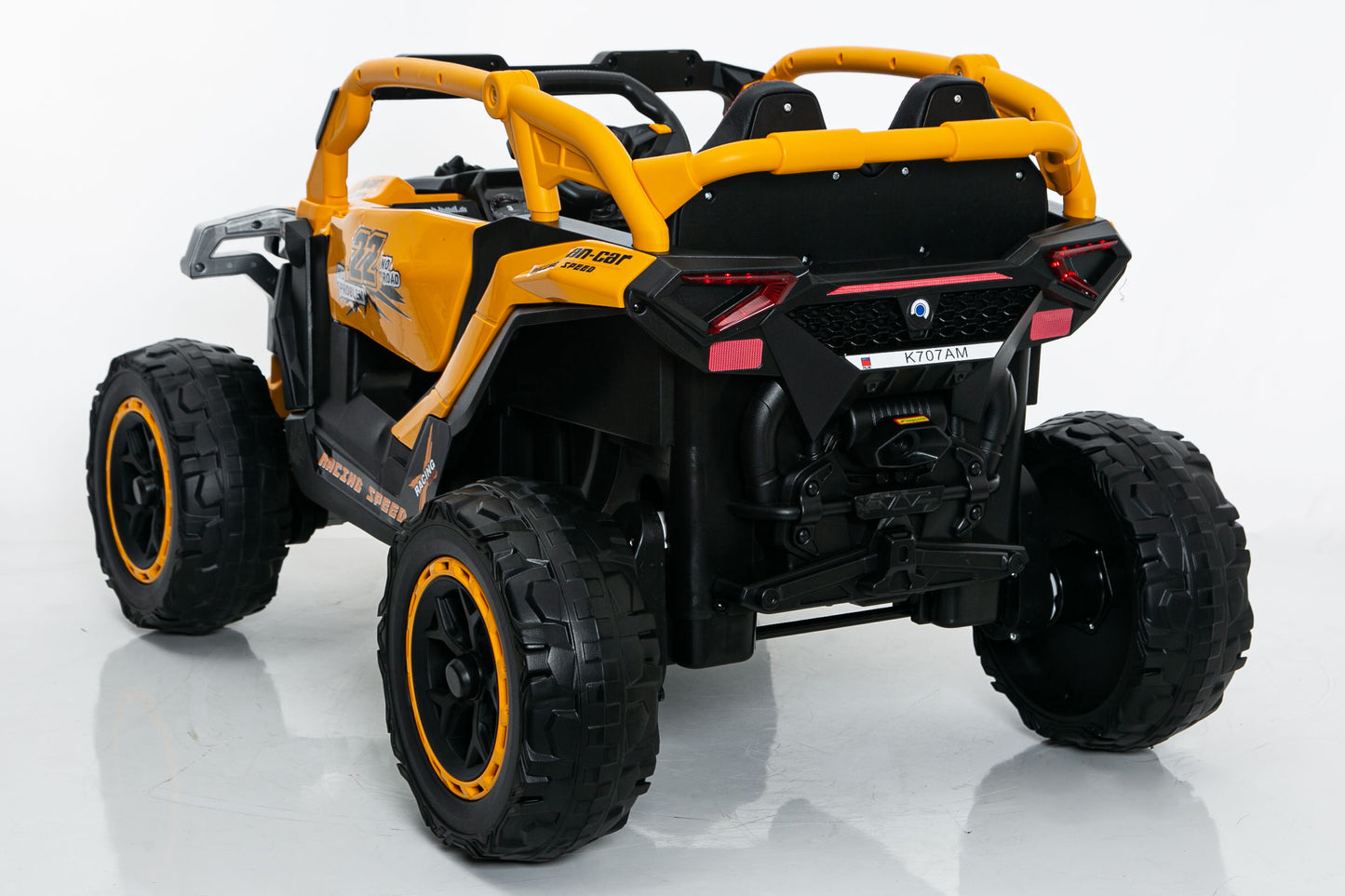 Ride On Models Truck Car 12V Kids Electric Vehicles, Remote Control, Front & Rear Shock Suspension, 2 Seater UTV, Flashlights And A Built-in Music Player, For Age 3-6 Years Old
