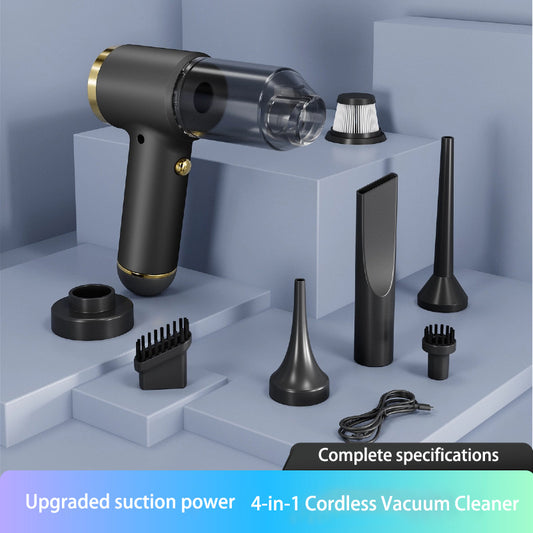 Handheld Vacuum Cleaner & Air Duster - High Power Multi-Nozzle for Car, Home & Pets