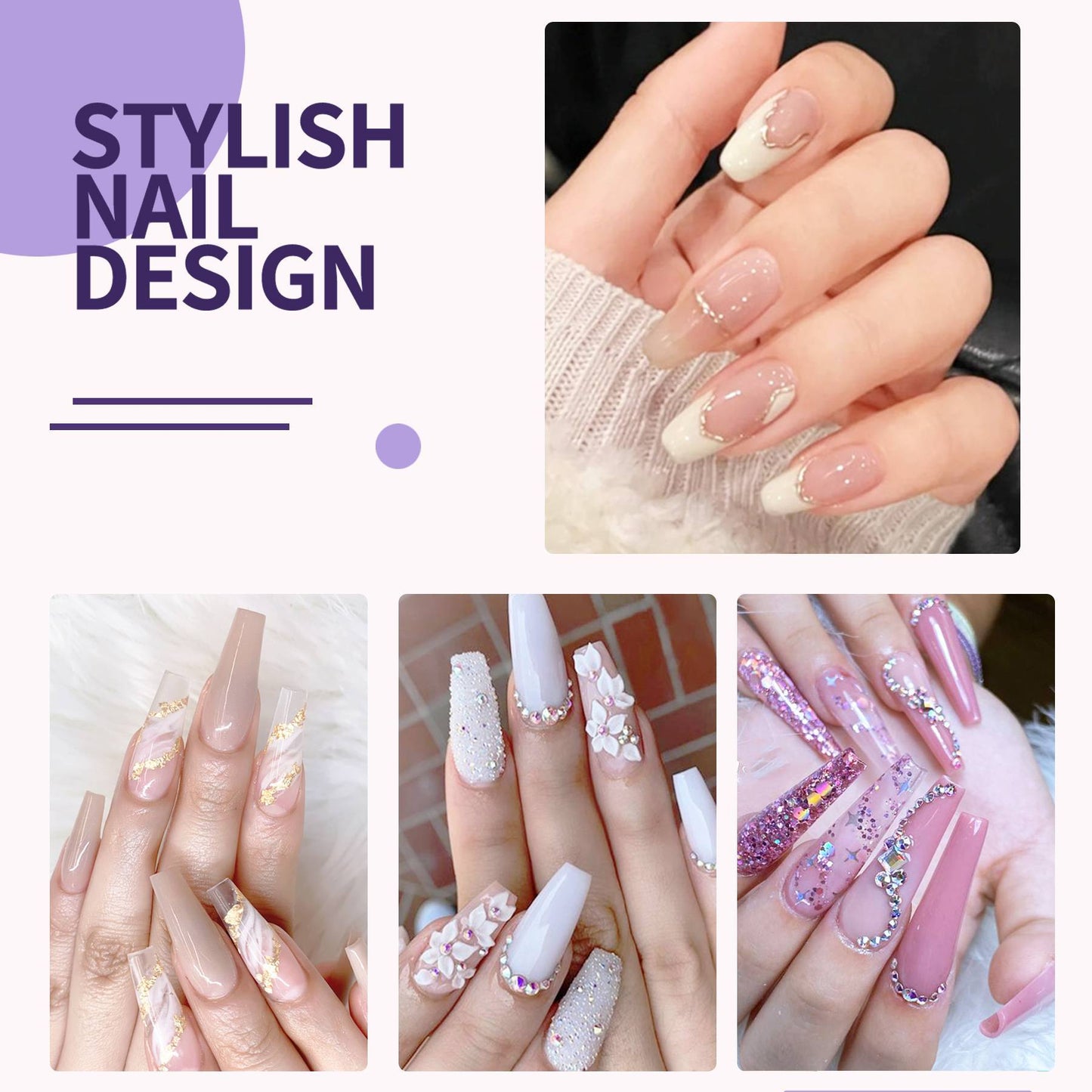 Professional Acrylic Nail Kit - Complete Powder & Liquid Set for Salon Nails