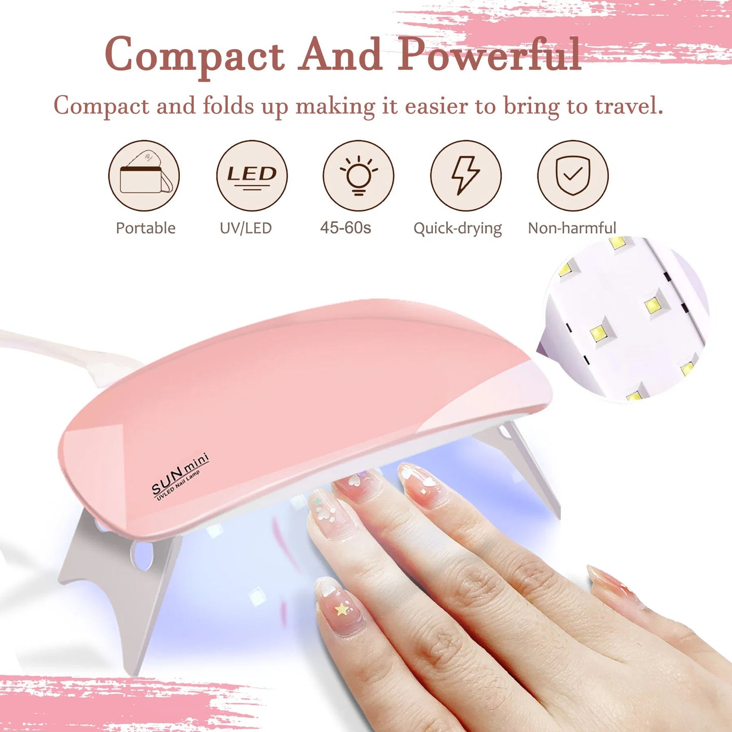 Polygel Nail Extension Kit with UV Lamp – Complete Gel Nail Starter Set with Slip Solution, Tools & Tips for Beginners