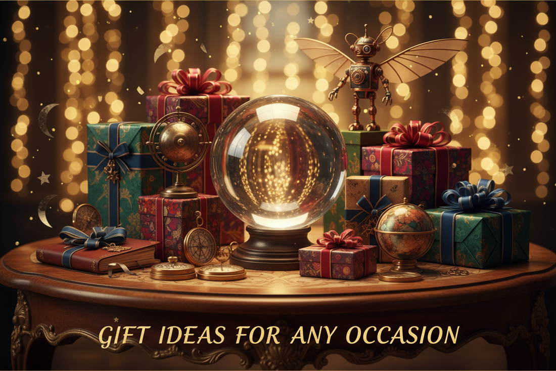 Unique gift ideas including 3D video crystal ball and novelty gifts for any occasion