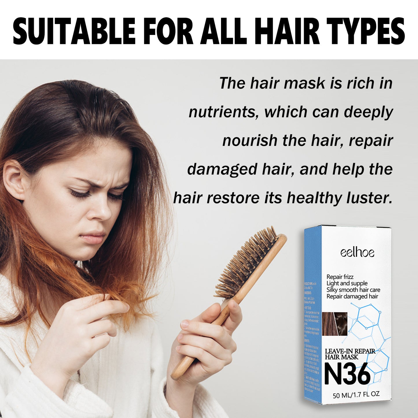 Deep Repair Hair Mask - Intensive Treatment for Dry, Frizzy & Damaged Hair