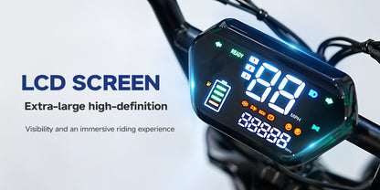 500W 20inch Fat Tire Electric Bike With 45kmh Top Speed & 45km Range