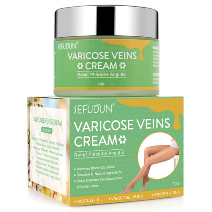 Varicose Vein Cream - Safflower Relief for Spider Veins & Leg Bruises