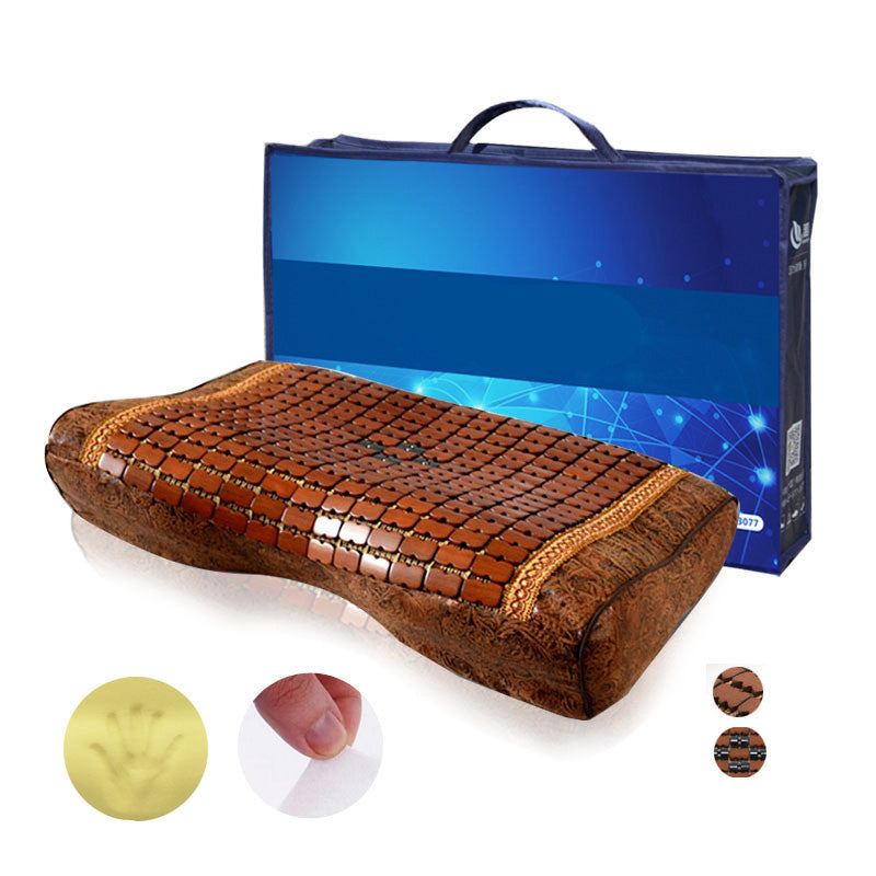 Cool Pillow Bamboo Cool Pillow Breathable Mahjong Magnet Memory Pillow Cervical Pillow Ice Silk