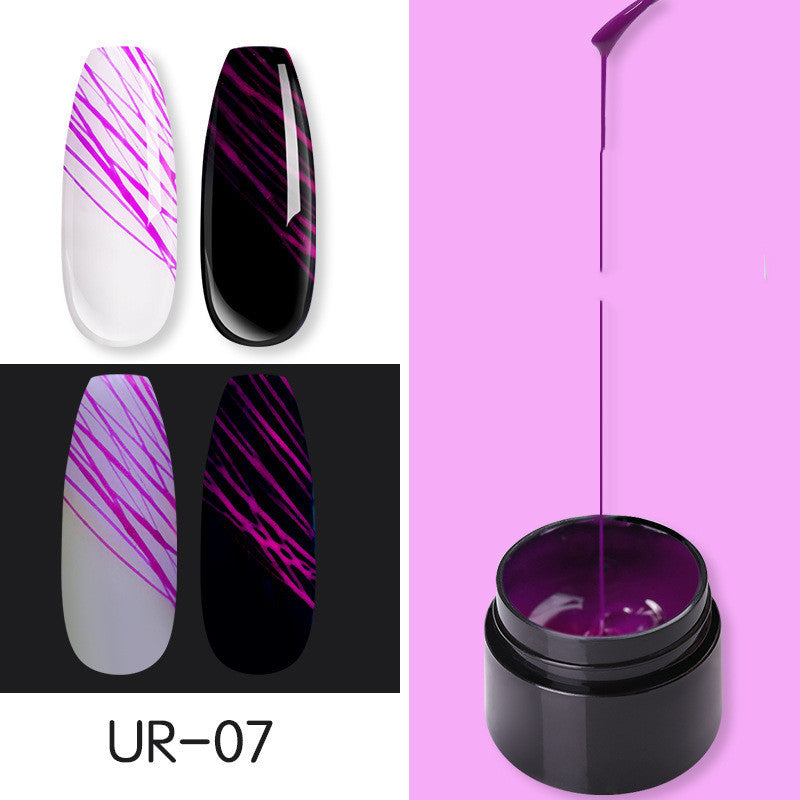 Spider Nail Gel - Luminous UV Nail Art Polish for Creative Designs