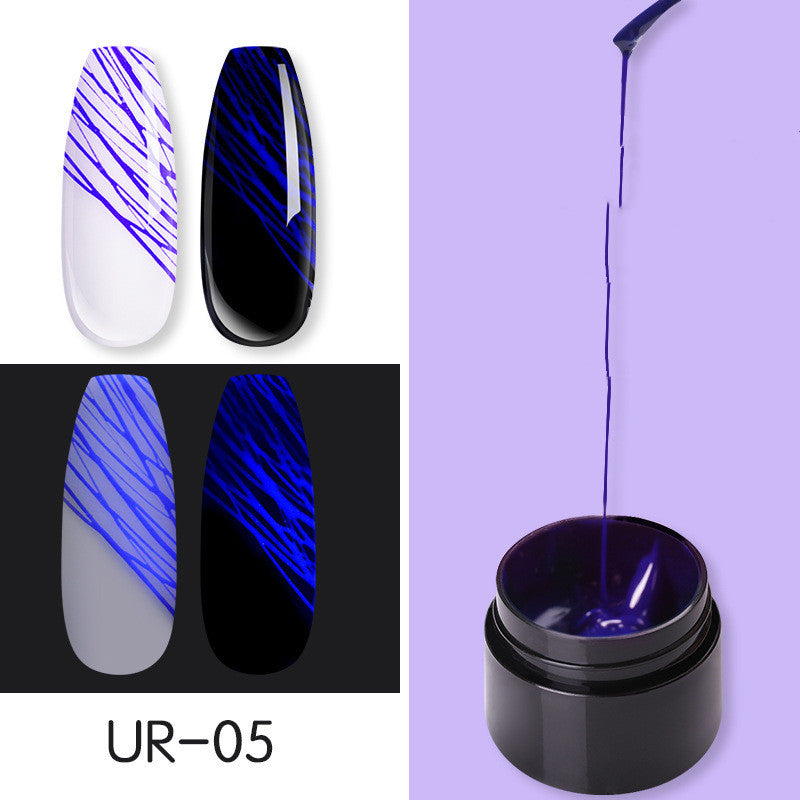 Spider Nail Gel - Luminous UV Nail Art Polish for Creative Designs