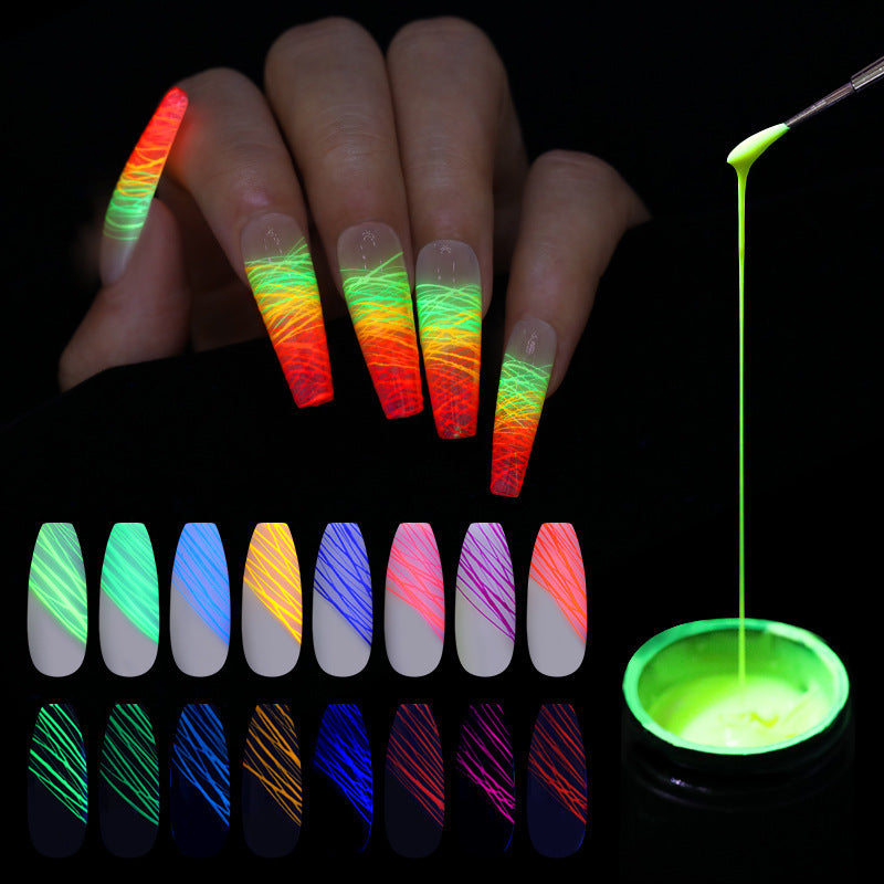 Spider Nail Gel - Luminous UV Nail Art Polish for Creative Designs