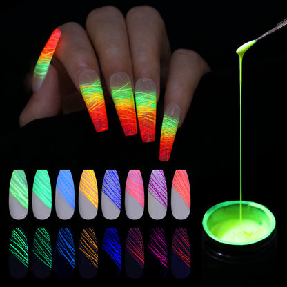 Spider Nail Gel - Luminous UV Nail Art Polish for Creative Designs