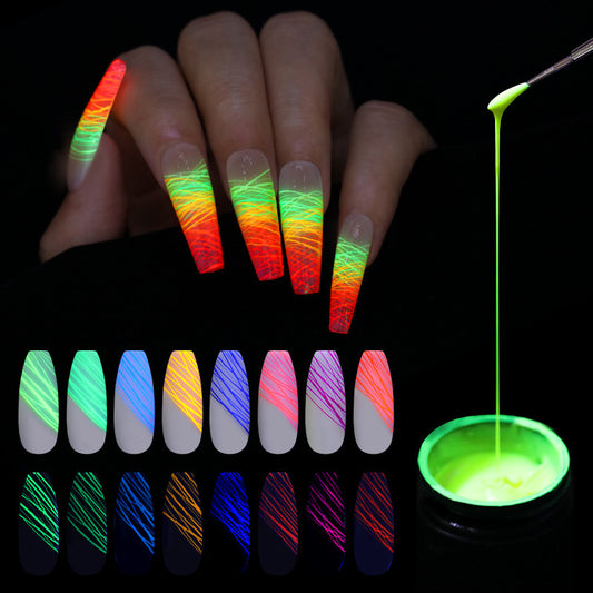 Spider Nail Gel - Luminous UV Nail Art Polish for Creative Designs
