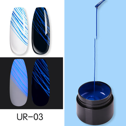 Spider Nail Gel - Luminous UV Nail Art Polish for Creative Designs