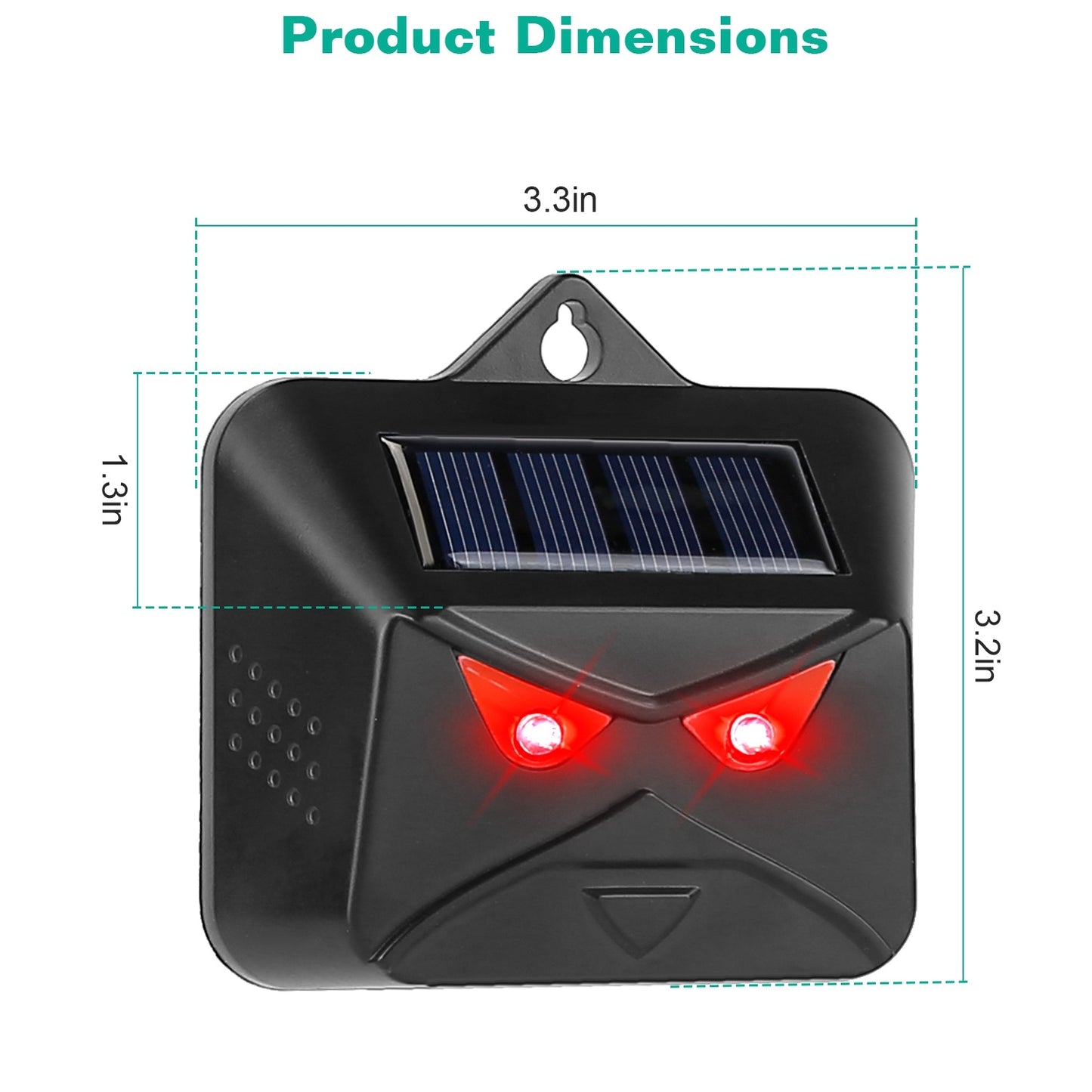 4Pcs Solar Spooky Eyes Light - Halloween Predator Deterrent & Scary Outdoor Decoration