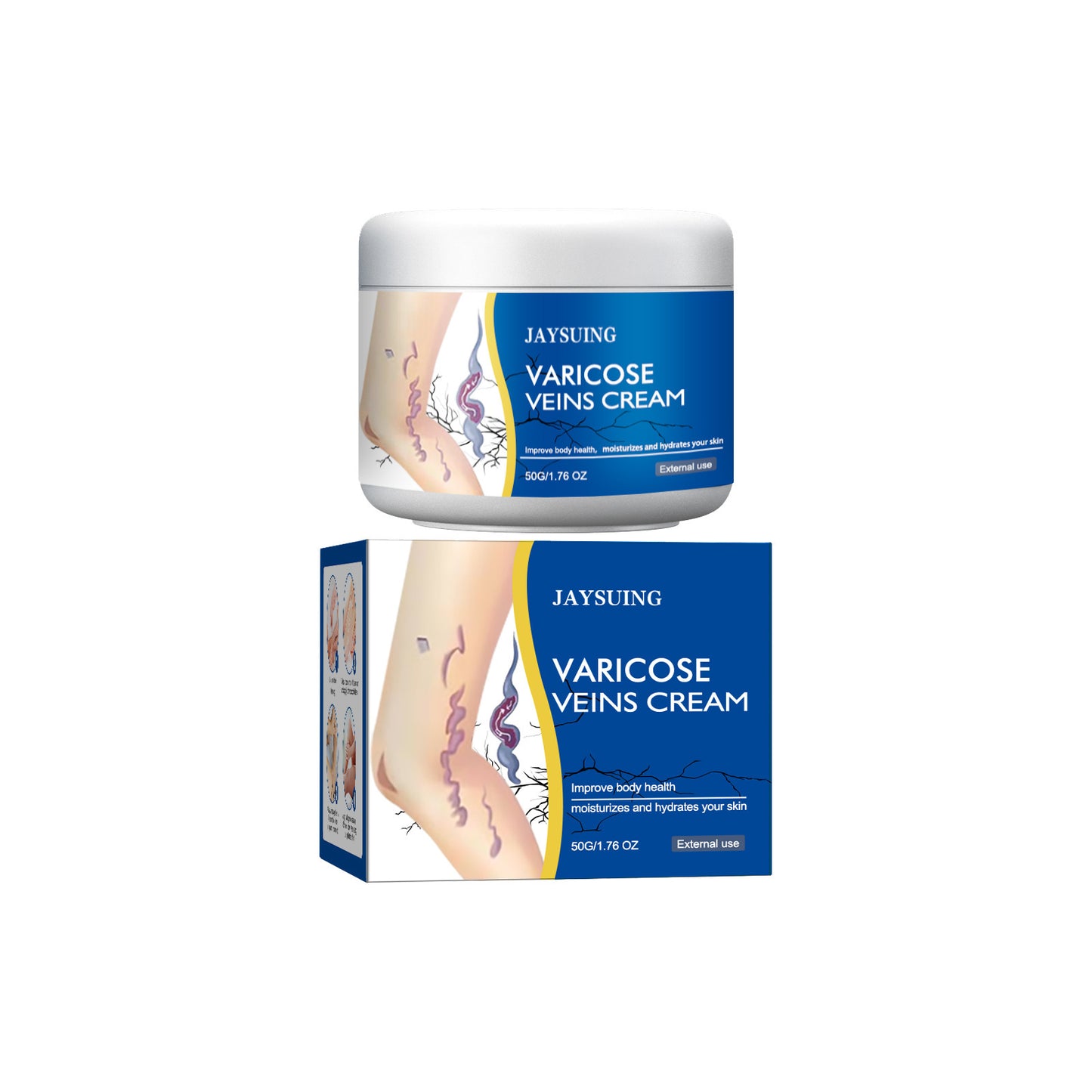 Leg Vein Repair Cream - Varicose Vein Massage Treatment for Spider Veins