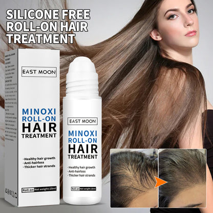 East Moon Rollerball Hair Oil - Nourishing Hair Growth Treatment for Thicker, Stronger Hair