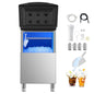 Commercial Ice Storage Bin - 250 lb Capacity Stainless Steel Ice Maker Bin