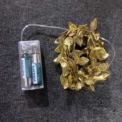 Christmas or wedding Decoration LED Golden Leaf Light
