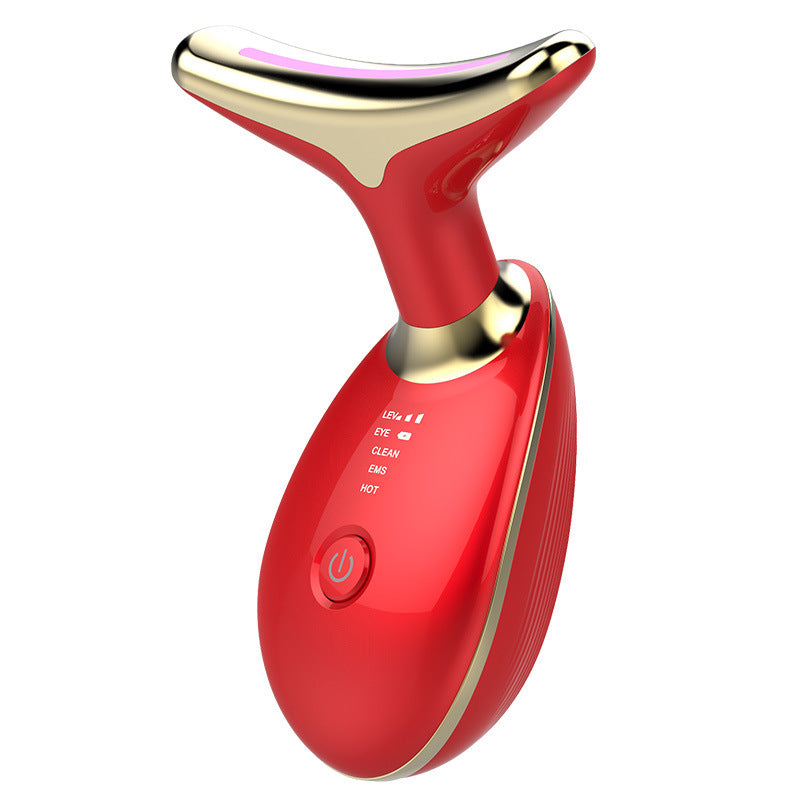 EMS Neck Massager - Electric Thermal Lifting & Wrinkle Remover Device