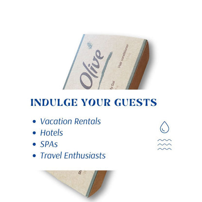 Olive 125 Piece Travel Size Toiletries Kit  Olive Blossom Scented Perfect For Vacation Rentals, Hotels, SPA