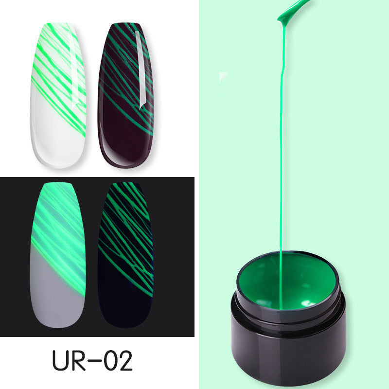 Spider Nail Gel - Luminous UV Nail Art Polish for Creative Designs