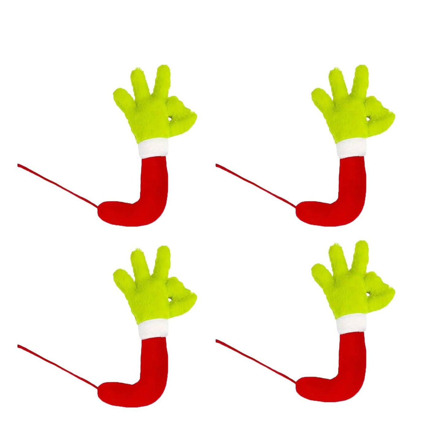 Grinch Arm Christmas Tree Decoration - Green Monster Elf Ornament for Holiday Decor