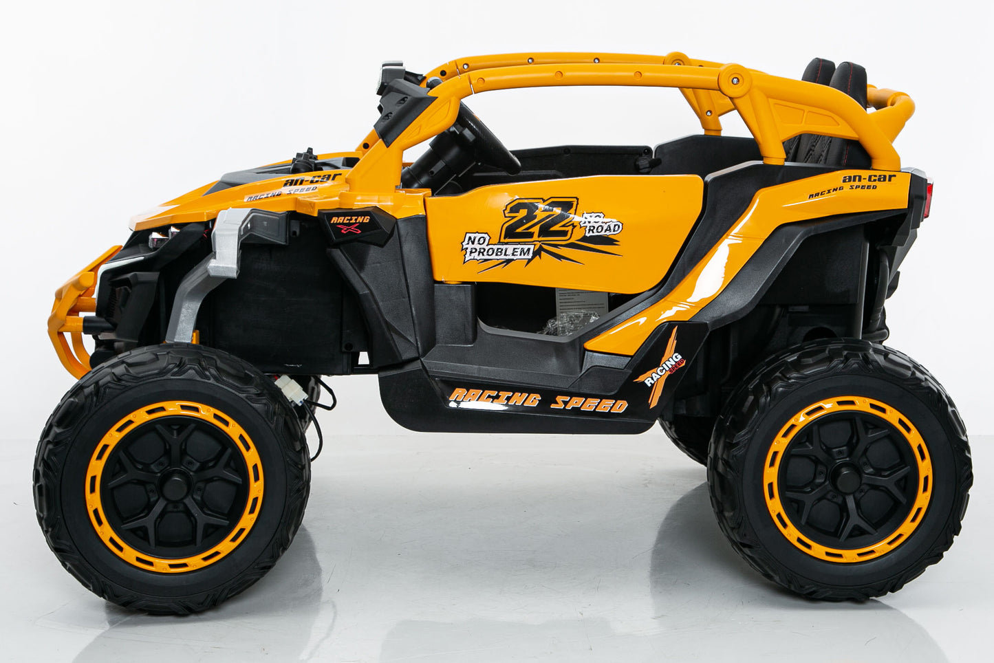 Ride On Models Truck Car 12V Kids Electric Vehicles, Remote Control, Front & Rear Shock Suspension, 2 Seater UTV, Flashlights And A Built-in Music Player, For Age 3-6 Years Old