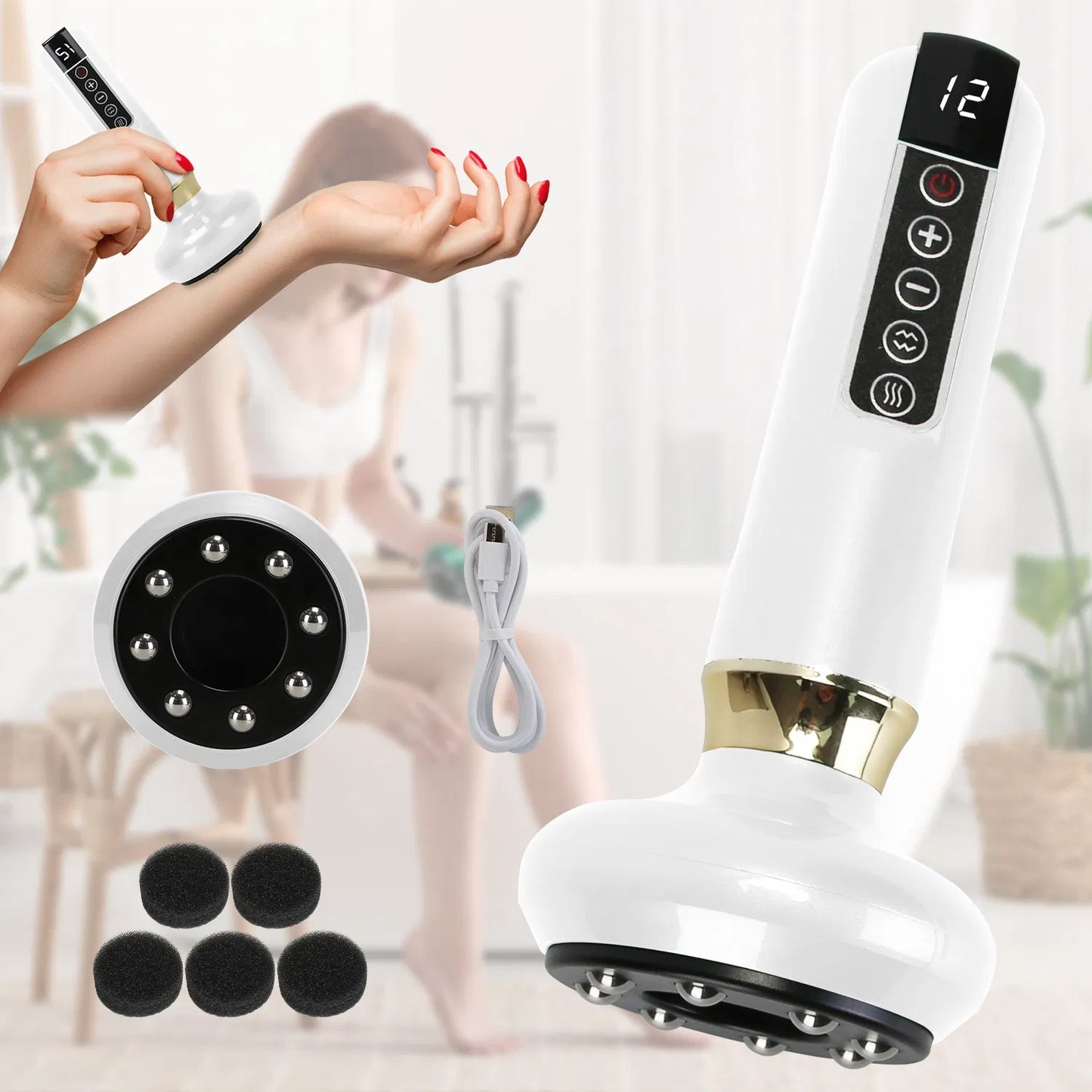 Handheld Body Massage Device – Portable Electric Comfort Massager