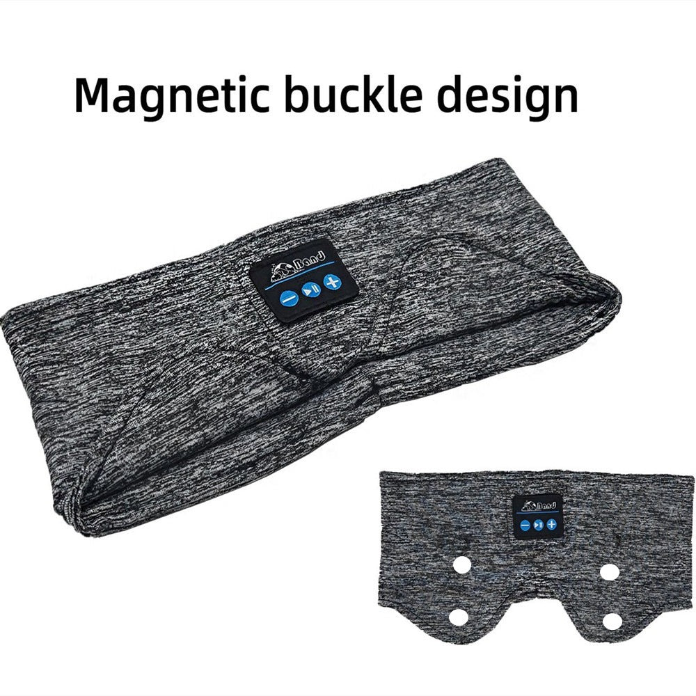 Bluetooth Sleep Headband - 2-in-1 Eye Mask & Music Headset for Sleeping