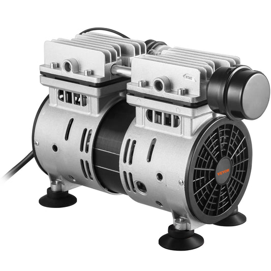 VEVOR Pond Aerator, 550W Power 5.2CFM For Up To 1 Acre 50' Lake Includes HP 100' Weighted Tubing & Diffuser, Air Compressor For Deep Water Oxygen Circulation, 1 Diffuser, Black